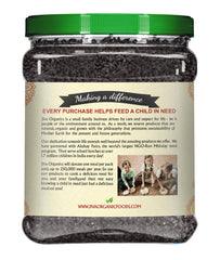 Jiva Organics seeds sprinkled on salad showing flavor boost