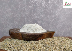 Jiva Organics bajra rotis made from millet flour showing usable result