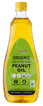 Jiva Organics front label showing product quality and clear identification