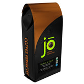Jo Coffee front packaging showing 2 lb bag and brand for clear product ID and freshness