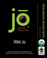 Jo Coffee open bag with tin-tie reseal displayed for freshness retention benefit