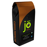 Jo Coffee Smooth Jo Decaf front packaging showing resealable bag and label, preserves freshness