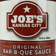 Joe's Kansas City sauce texture close-up highlighting glossy, pourable consistency