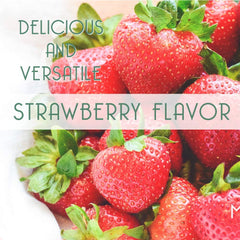 Prepared strawberry latte made with Joe's Syrup, showing creamy texture and cafe-quality benefit