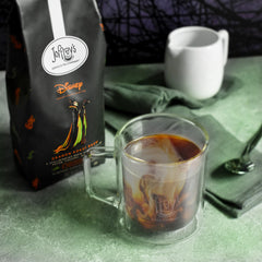 Joffrey's pour-over brewing Dragon Roast for clear, aromatic cup benefits