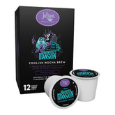Joffrey's front packaging showing Haunted Mansion themed 12-pack and benefit of collectible design