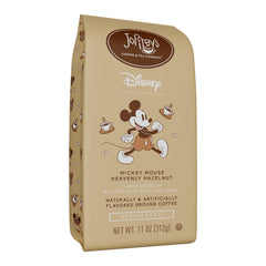 Joffrey's Coffee front packaging showing Mickey Mouse design and 11oz size, evokes collectible appeal