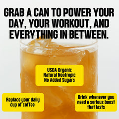 Joggy twelve-pack of cans ready for workouts and daily energy needs