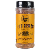 John Henry's front label bottle showing branding and size, helps identify product quickly