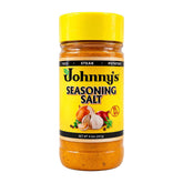 Johnny's front packaging showing the 8.5 oz bottle and clear label for quick identification and convenience