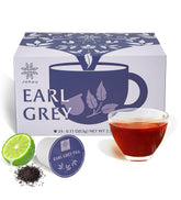 Johou front packaging showing 24 Earl Grey pods and product benefits