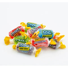 Jolly Rancher individual wrappers detail preserving freshness and easy sharing
