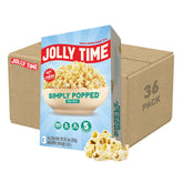 Jolly Time front packaging showing sea salt flavor and vegan benefit