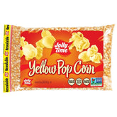 Jolly Time front packaging showing product and size benefit