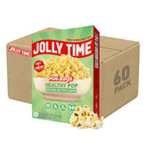 Jolly Time Healthy Pop front packaging showing bulk 60-count and portion-control benefit