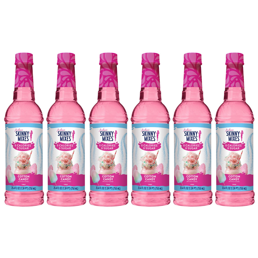 Jordan's Skinny Mixes front packaging showing bottle and brand benefits