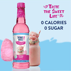 Jordan's Skinny Mixes syrup on spoon showing smooth texture and easy mixing