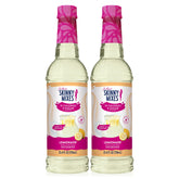 Jordan's Skinny Mixes front packaging showing two lemonade syrup bottles and branded label benefit