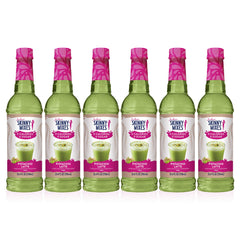 Jordan's Skinny Mixes pistachio front packaging showing bottle and label, highlights convenience