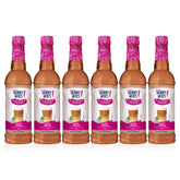 Jordan's Skinny Syrups front pack showing six 25.4 oz bottles and branding benefit