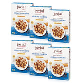 Jovial checkerboard front packaging showing organic label and flavor benefits