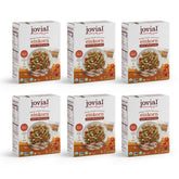 Jovial front packaging showing organic einkorn penne and brand trust