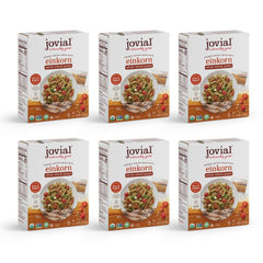 Jovial front packaging showing organic einkorn penne and brand trust