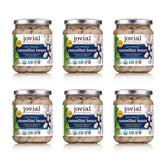 Jovial front label of organic cannellini jars showing clear glass benefit freshness