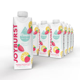 JOYBURST front packaging showing strawberry-lemonade flavor and zero-calorie benefit