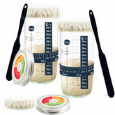 Joyyy front view of two 34oz jars showing kit completeness and organized storage benefit