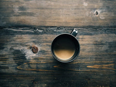 JSEVEN iced coffee served glass with a stick used for quick cold brew