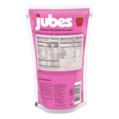 Jubes single cup opened with visible cubes showing convenience and ready use