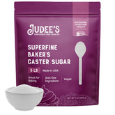 Judee's front pouch view showing brand and clear resealable packaging benefit