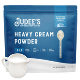 Judee's pouch front view showing 5 lb packaging and product branding for pantry convenience