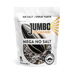 JUMBO front packaging bag showing resealable design and 12-pack convenience benefit