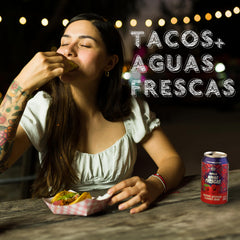 Jumex close-up of can label highlighting ingredients and authentic design benefit