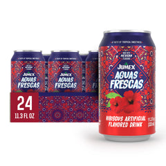 Jumex front can showing hibiscus branding and crisp look for easy recognition