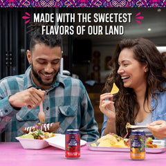 Jumex pouring agua de jamaica into glass showing vibrant color and refreshment