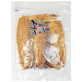 K-Herb front packaging showing 4.6 oz honey butter squid jerky benefit portable snack