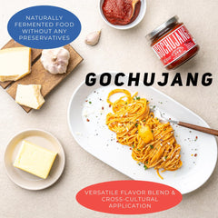 K Kurious Pantry gochujang mixed into bibimbap adding spice and umami to the meal