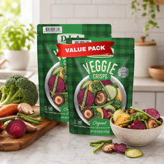 K-Tech USA close-up of veggie crisp texture highlighting satisfying crunch