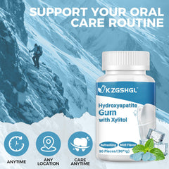 K ZGSHGL close-up of gum texture highlighting smooth chewing surface benefit