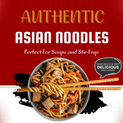 KA-ME cooked noodles in wok demonstrating stir-fry readiness and texture