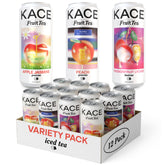 KACE front view of 12-pack cans showing variety and convenience