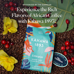 KAHAWA 1893 whole beans close-up highlighting roast and freshness