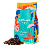 KAHAWA 1893 front packaging showing 12 oz bag and origin benefit