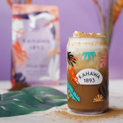 KAHAWA 1893 pour-over brew in action producing aromatic balanced cup