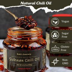 Kah's Journey jar lid and label close-up, highlights authentic ingredient list