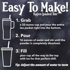 KaJun LOADED TEA mixed drink in glass showing vibrant berry color and refreshment
