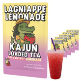 KaJun LOADED TEA front packet showing flavor and zero-calorie benefit